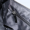 Salvatore Ferragamo Shoulder Bag Canvas Black Silver Auth ka3648-19