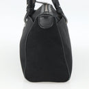 Salvatore Ferragamo Shoulder Bag Canvas Black Silver Auth ka3648-5