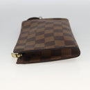 LOUIS VUITTON Damier Ebene Marais Pouch LV Auth ka3649-3