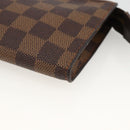 LOUIS VUITTON Damier Ebene Marais Pouch LV Auth ka3649-7
