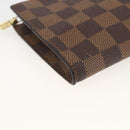 LOUIS VUITTON Damier Ebene Marais Pouch LV Auth ka3649-14