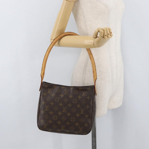 LOUIS VUITTON Monogram Looping MM Shoulder Bag M51146 LV Auth ka3657