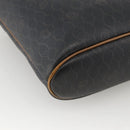 Christian Dior Honeycomb Canvas Tote Bag PVC Black Gold Auth ka3658-16