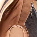Christian Dior Honeycomb Canvas Tote Bag PVC Black Gold Auth ka3658-18