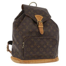 LOUIS VUITTON Monogram Montsouris GM Backpack M51135 LV Auth ka3662-1