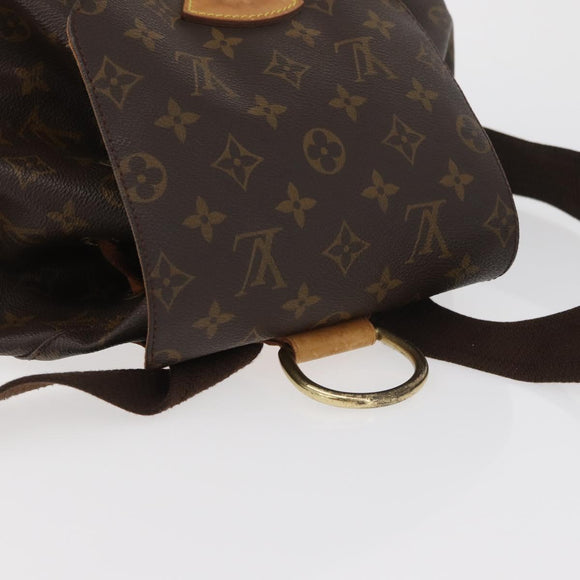 LOUIS VUITTON Monogram Montsouris GM Backpack M51135 LV Auth ka3662