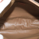 CELINE Macadam Canvas Hand Bag PVC Leather Brown Gold Auth ka3666-11