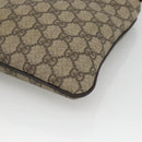 GUCCI GG Supreme Shoulder Bag PVC Beige Gold 201538 Auth ka3667-9