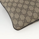 GUCCI GG Supreme Shoulder Bag PVC Beige Gold 201538 Auth ka3667-16
