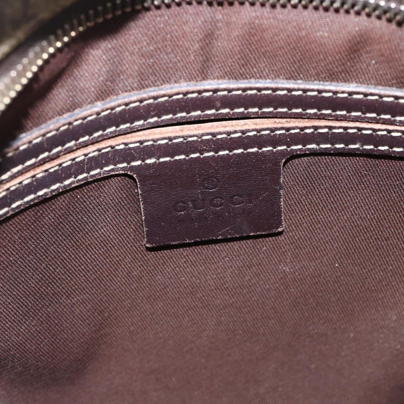 GUCCI GG Supreme Shoulder Bag PVC Beige Gold 201538 Auth ka3667