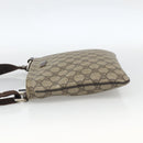GUCCI GG Supreme Shoulder Bag PVC Beige Gold 201538 Auth ka3667-3