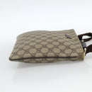 GUCCI GG Supreme Shoulder Bag PVC Beige Gold 201538 Auth ka3667-4
