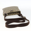 GUCCI GG Supreme Shoulder Bag PVC Beige Gold 201538 Auth ka3667-7