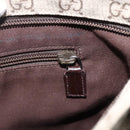 GUCCI GG Supreme Shoulder Bag PVC Beige Silver 141626 Auth ka3675-21