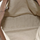 GUCCI Tote Bag Leather Brown Silver 267903 Auth ka3676-11