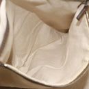 GUCCI Tote Bag Leather Brown Silver 267903 Auth ka3676-20