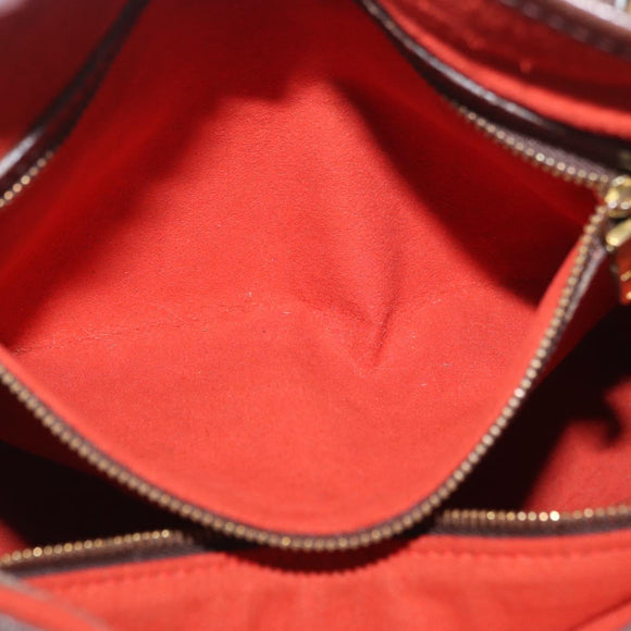 LOUIS VUITTON Damier Ebene Marais Shoulder Bag N42240 LV Auth ka3679