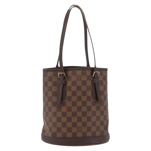 LOUIS VUITTON Damier Ebene Marais Shoulder Bag N42240 LV Auth ka3679