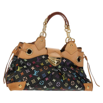 LOUIS VUITTON Monogram Multicolor Ursula Tote Bag Black M40124 LV Auth ka367AV