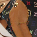 LOUIS VUITTON Monogram Multicolor Ursula Tote Bag Black M40124 LV Auth ka367AV-8