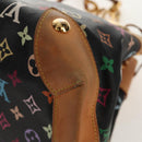 LOUIS VUITTON Monogram Multicolor Ursula Tote Bag Black M40124 LV Auth ka367AV-17