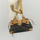 LOUIS VUITTON Monogram Multicolor Ursula Tote Bag Black M40124 LV Auth ka367AV-27