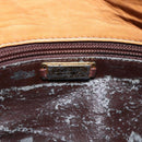 LOEWE Anagram Shoulder Bag Leather Beige Gold Auth ka3682-17