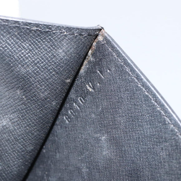 LOUIS VUITTON Epi Montaigne 27 Clutch Bag Black M52652 LV Auth ka3686