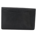 LOUIS VUITTON Epi Montaigne 27 Clutch Bag Black M52652 LV Auth ka3686-2