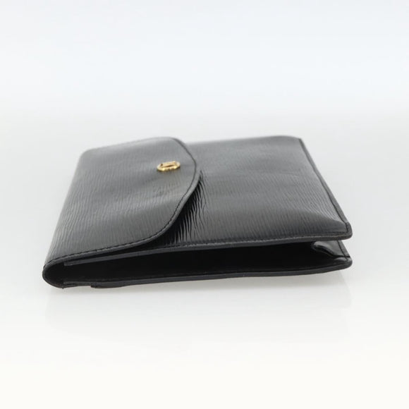 LOUIS VUITTON Epi Montaigne 27 Clutch Bag Black M52652 LV Auth ka3686