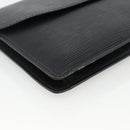LOUIS VUITTON Epi Montaigne 27 Clutch Bag Black M52652 LV Auth ka3686-14