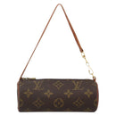LOUIS VUITTON Monogram Papillon Pouch LV Auth ka3688-2