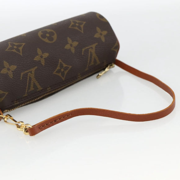 LOUIS VUITTON Monogram Papillon Pouch LV Auth ka3688
