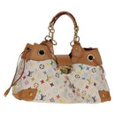 LOUIS VUITTON Monogram Multicolor Ursula Tote Bag White M40123 LV Auth ka368AV-1