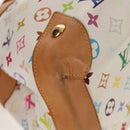 LOUIS VUITTON Monogram Multicolor Ursula Tote Bag White M40123 LV Auth ka368AV-8