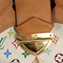 LOUIS VUITTON Monogram Multicolor Ursula Tote Bag White M40123 LV Auth ka368AV-18