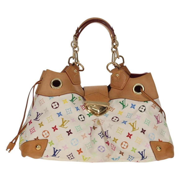 LOUIS VUITTON Monogram Multicolor Ursula Tote Bag White M40123 LV Auth ka368AV