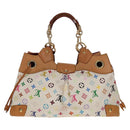 LOUIS VUITTON Monogram Multicolor Ursula Tote Bag White M40123 LV Auth ka368AV-2