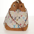 LOUIS VUITTON Monogram Multicolor Ursula Tote Bag White M40123 LV Auth ka368AV-3