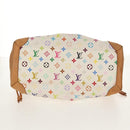 LOUIS VUITTON Monogram Multicolor Ursula Tote Bag White M40123 LV Auth ka368AV-5