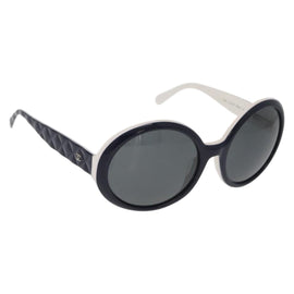 CHANEL Sunglasses plastic Purple CC Auth ka3691A