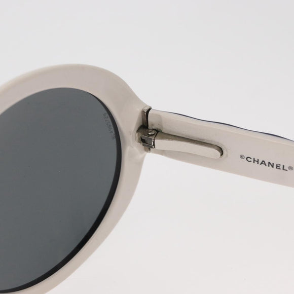 CHANEL Sunglasses plastic Purple CC Auth ka3691A