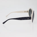 CHANEL Sunglasses plastic Purple CC Auth ka3691A-5