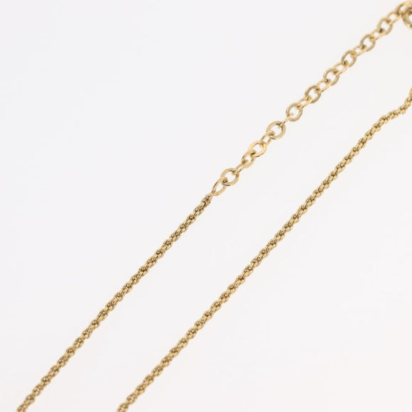 Christian Dior Necklace metal Gold Auth ka3695A
