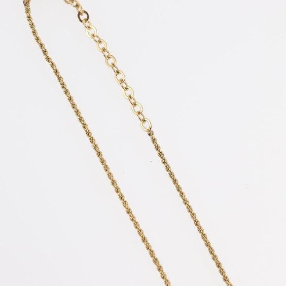 Christian Dior Necklace metal Gold Auth ka3695A