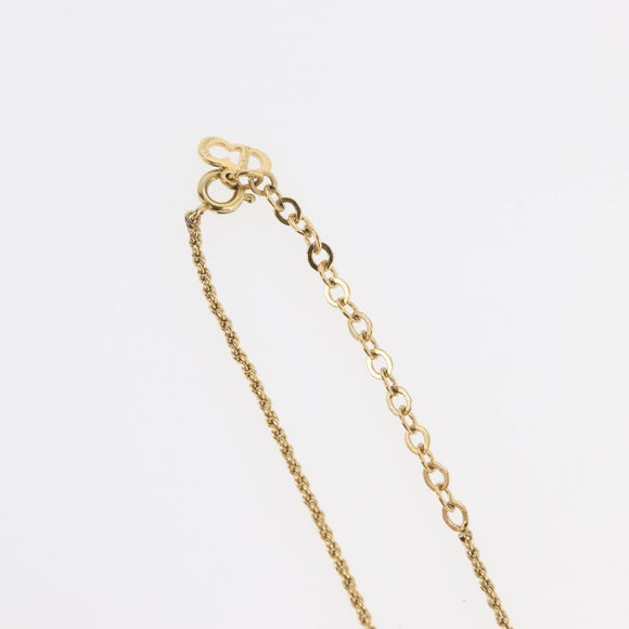 Christian Dior Necklace metal Gold Auth ka3695A