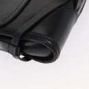 BURBERRY Shoulder Bag Leather Black Gold Auth ka370-12