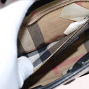 BURBERRY Shoulder Bag Leather Black Gold Auth ka370-22