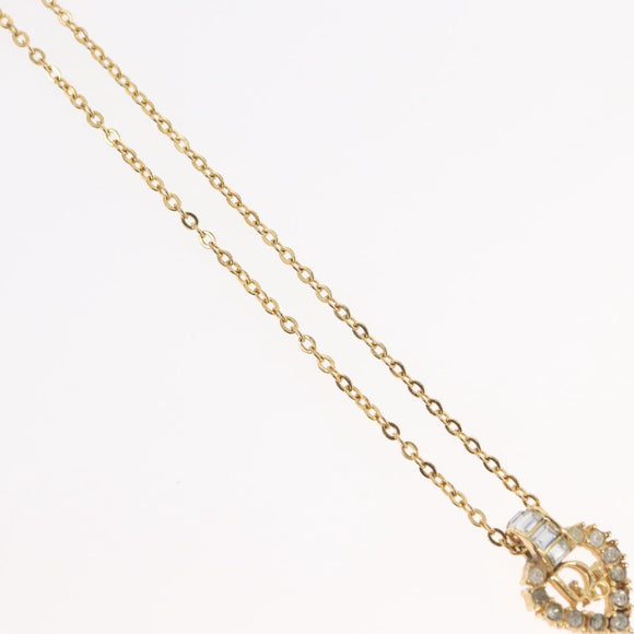 Christian Dior Necklace metal Gold Auth ka3707A