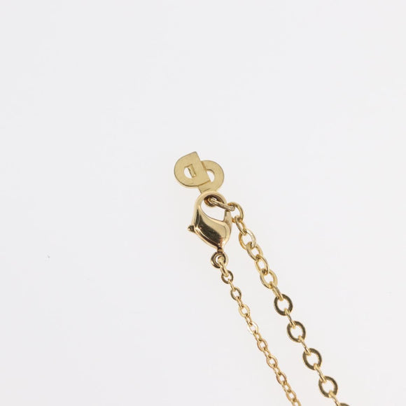 Christian Dior Necklace metal Gold Auth ka3707A